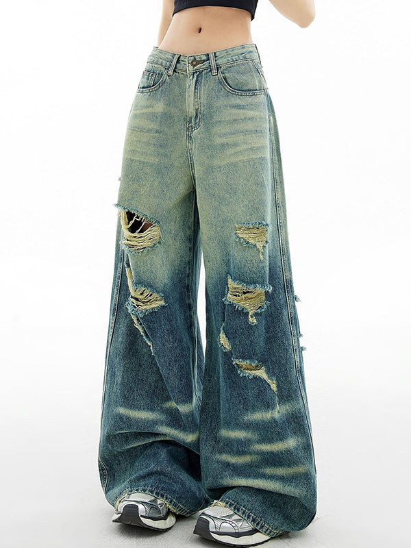 Vintage Ripped Jeans