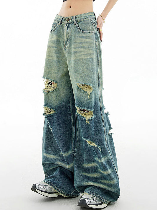 Vintage Ripped Jeans