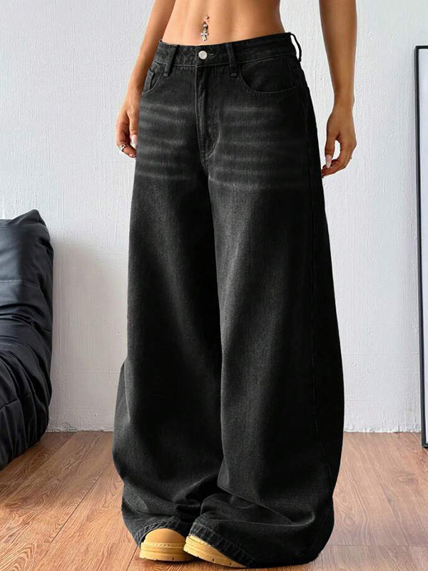 Loose Drape Boyfriend Jeans