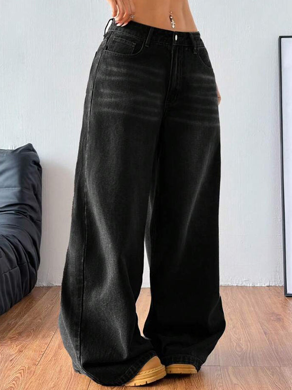 Loose Drape Boyfriend Jeans