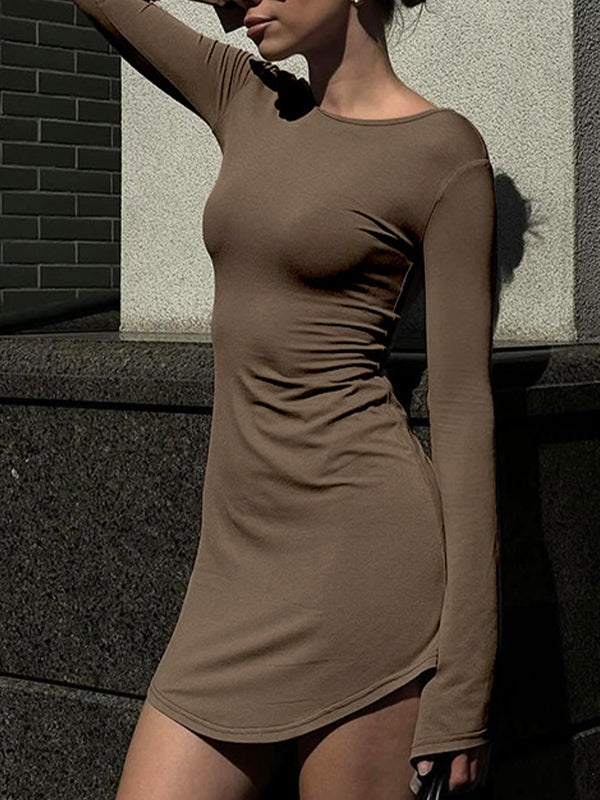 Elegant Slim Fit Super Soft Close To The Body Mini Dresses