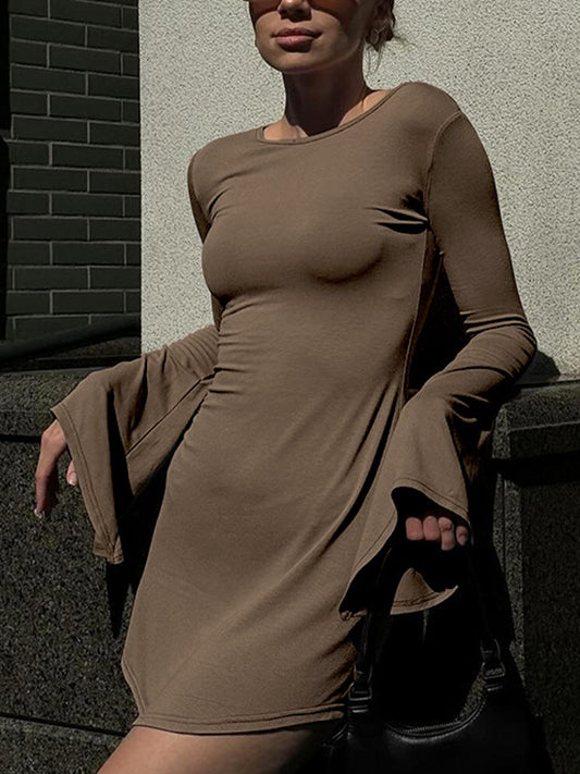 Elegant Slim Fit Super Soft Close To The Body Mini Dresses
