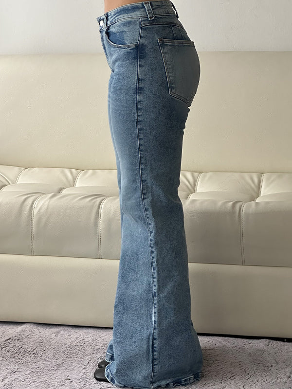 Vintage Slim Fit Flare Jeans