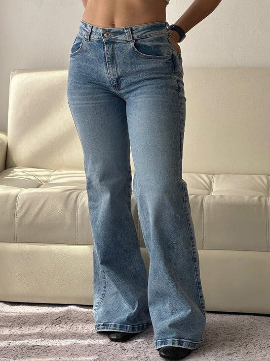 Vintage Slim Fit Flare Jeans