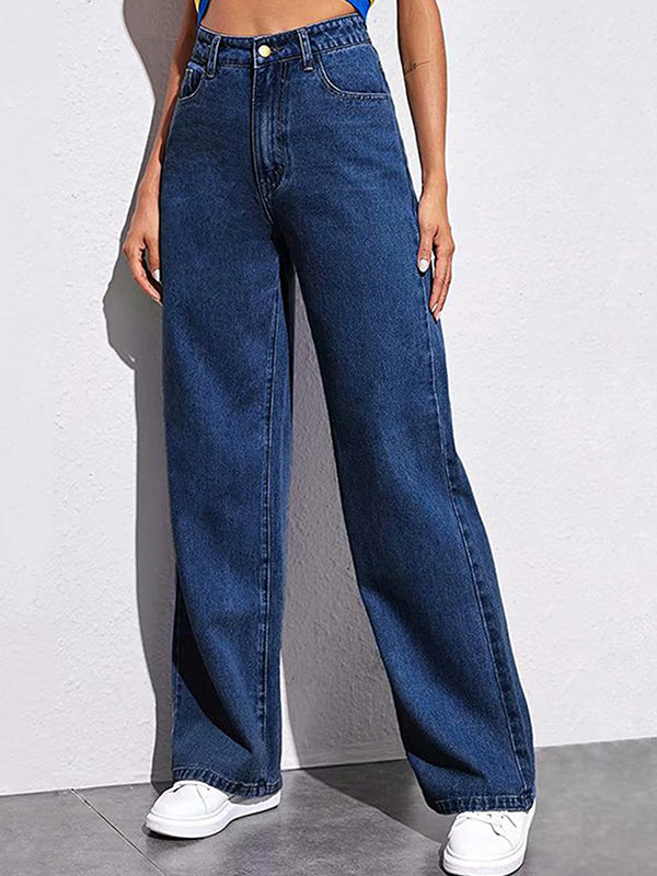 Slim Straight Versatile Boyfriend Jeans