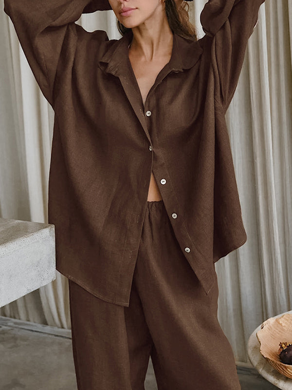 European And American Fashion Loose Two Piece Sets