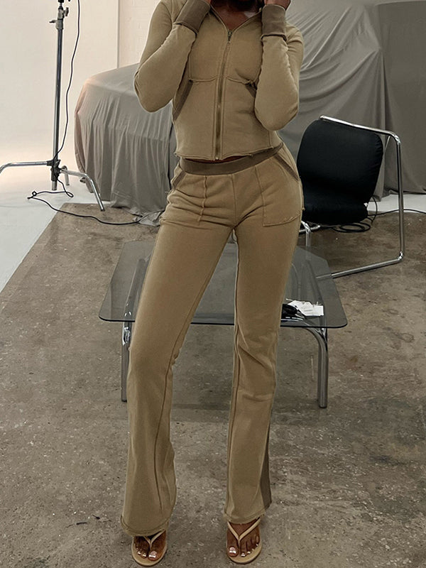 Comfortable Casual Sportswear Two Piece Sets