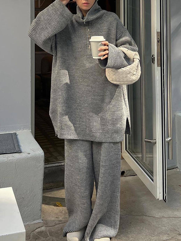 Half-Zip Two Piece Sets