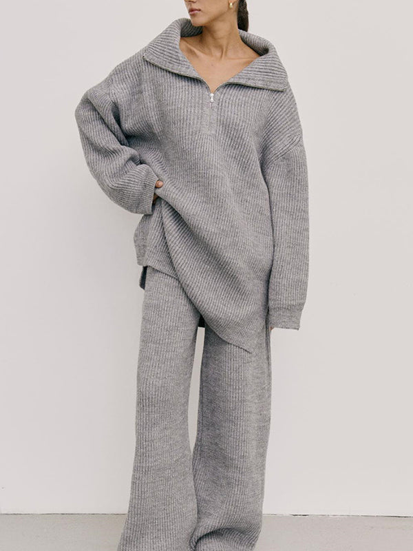 Half-Zip Two Piece Sets