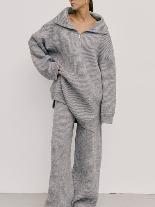 Half-Zip Two Piece Sets