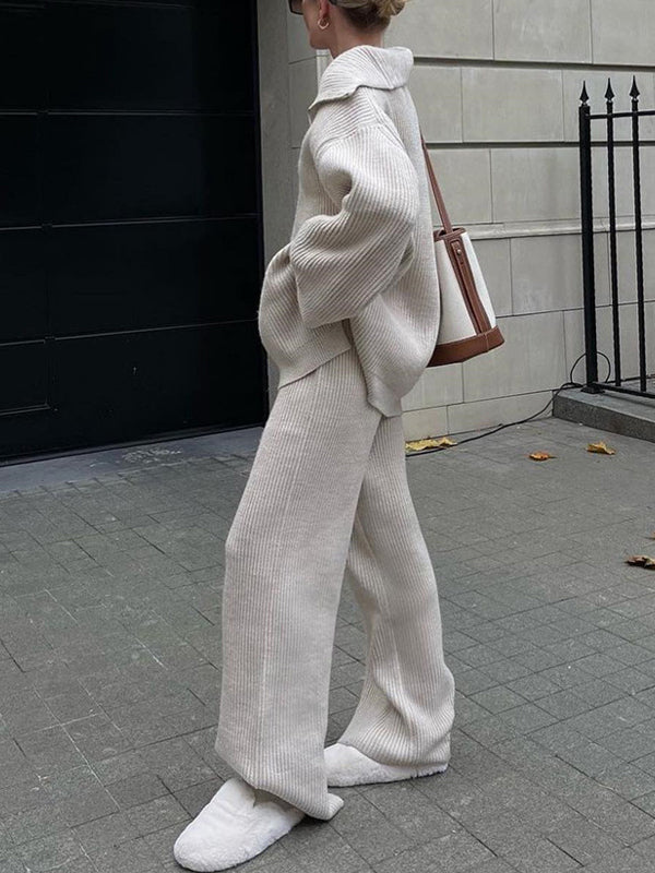 Half-Zip Two Piece Sets