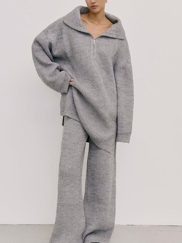 Half-Zip Two Piece Sets