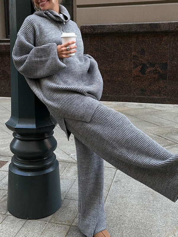 Half-Zip Two Piece Sets