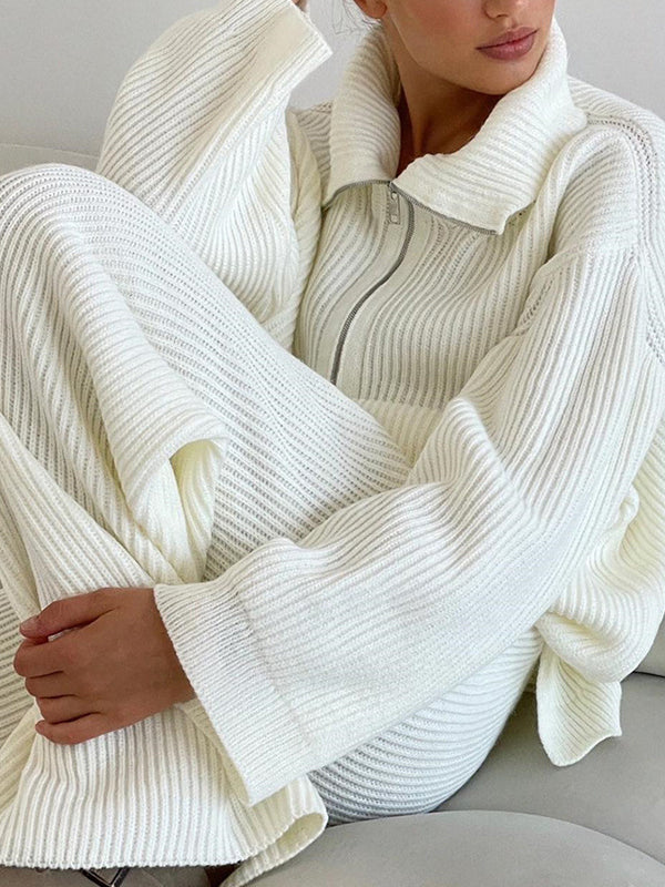 Half-Zip Two Piece Sets