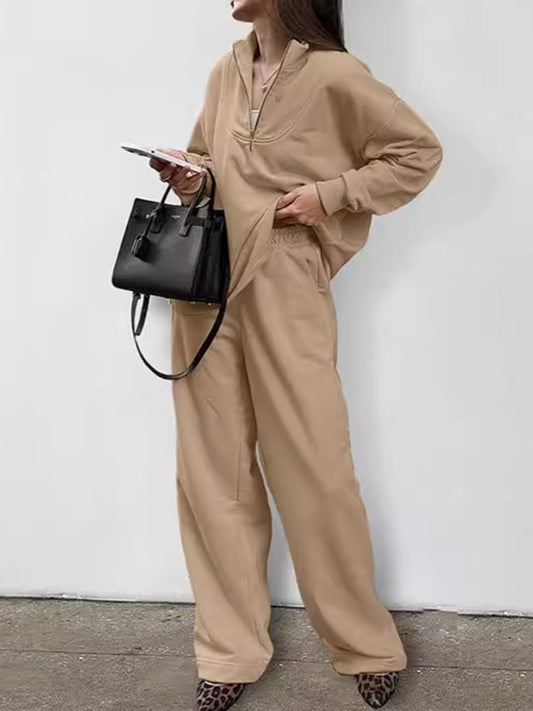 Loose Casual Simple Temperament Two Piece Sets