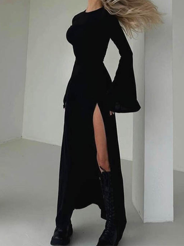 Fashionable Temperament Slim Fit Maxi Dresses