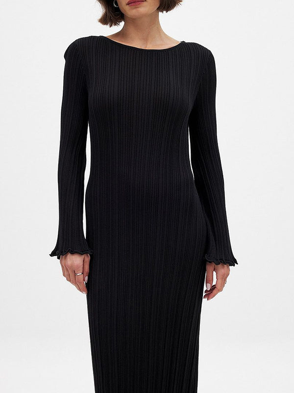 Ribbed Knit Maxi Dresses