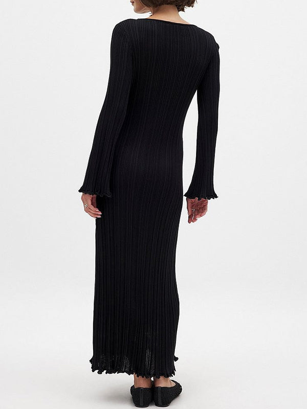 Ribbed Knit Maxi Dresses