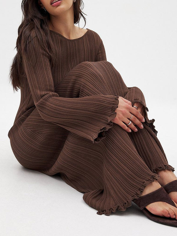 Ribbed Knit Maxi Dresses