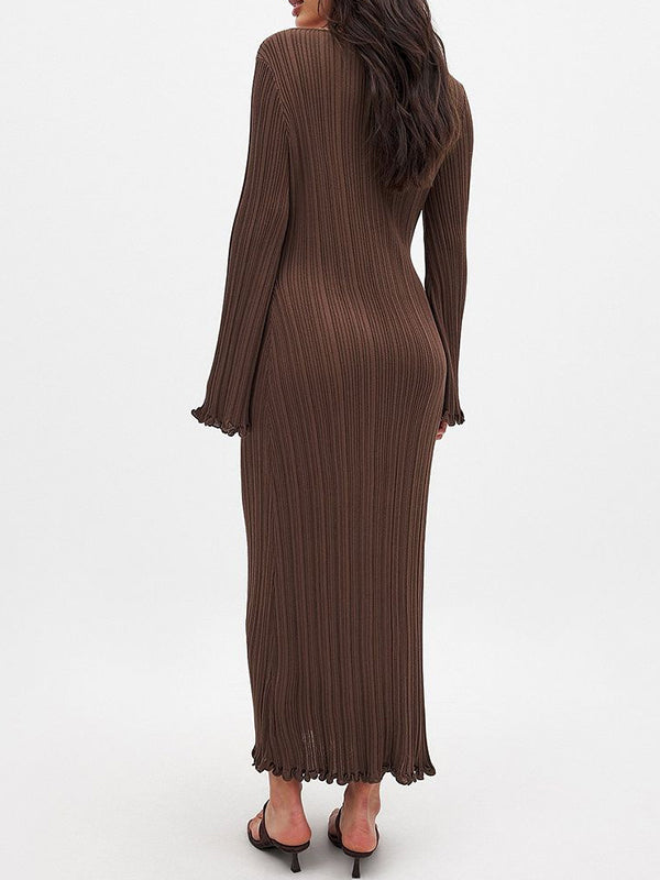 Ribbed Knit Maxi Dresses