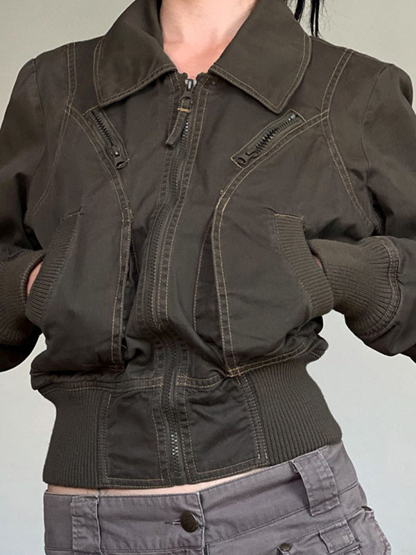 Retro Design Pocket Jacket