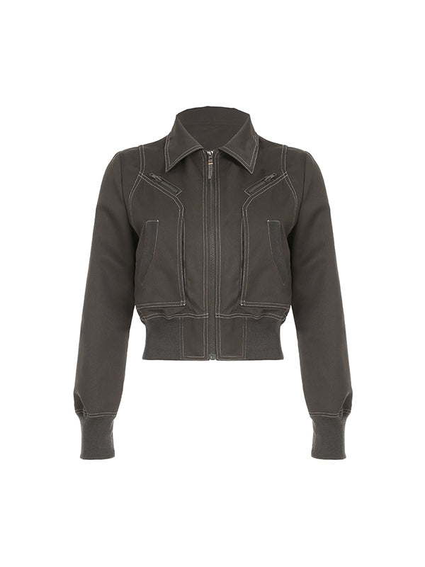 Retro Design Pocket Jacket