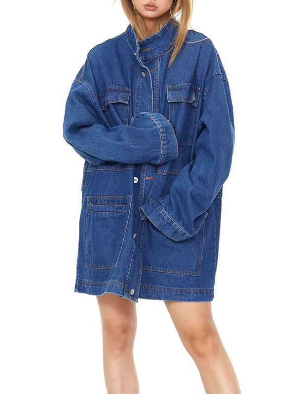 Multi-Pocket Straight-Leg Trousers Jacket