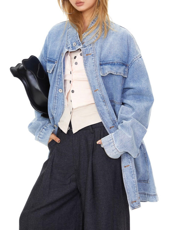 Multi-Pocket Straight-Leg Trousers Jacket