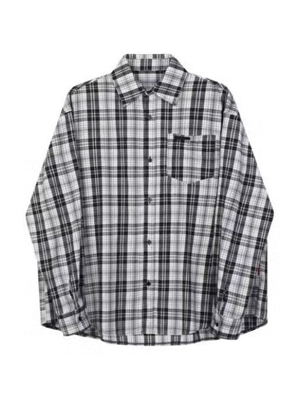 Versatile Checkered Long Sleeve Shirts