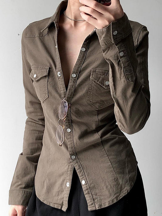 Vintage Long Sleeves Shirts