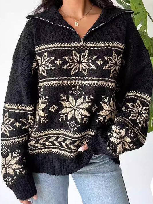 acquard Oversized Sweaters