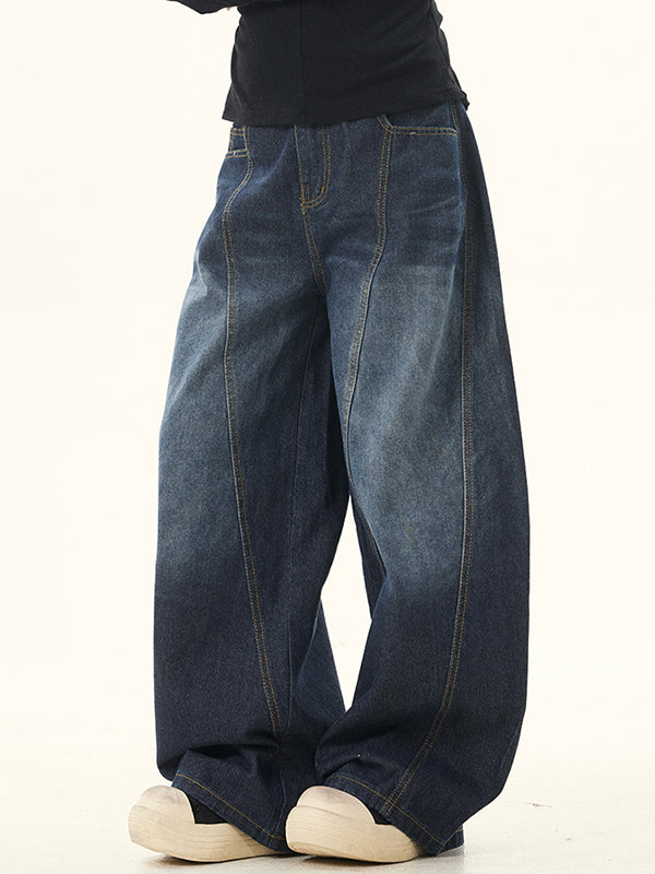 Oversize Structured Scimitar Jeans