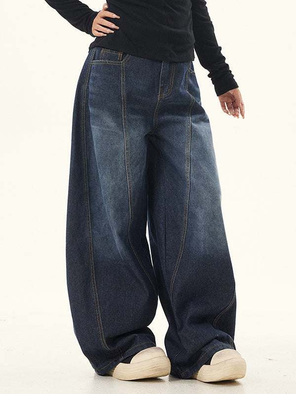 Oversize Structured Scimitar Jeans