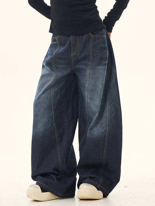 Oversize Structured Scimitar Jeans