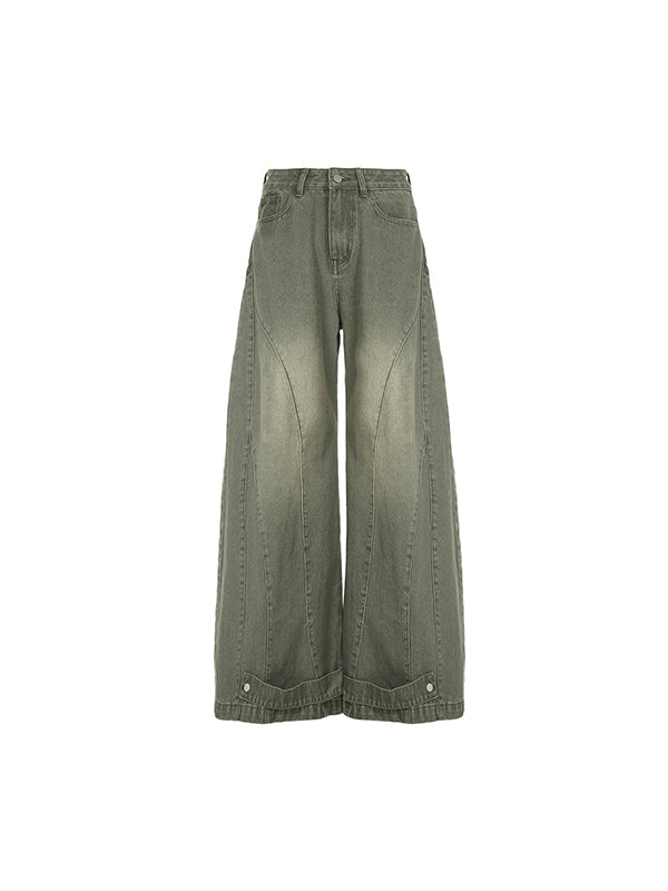 Stylish Design Washed Boyfriend Jeans