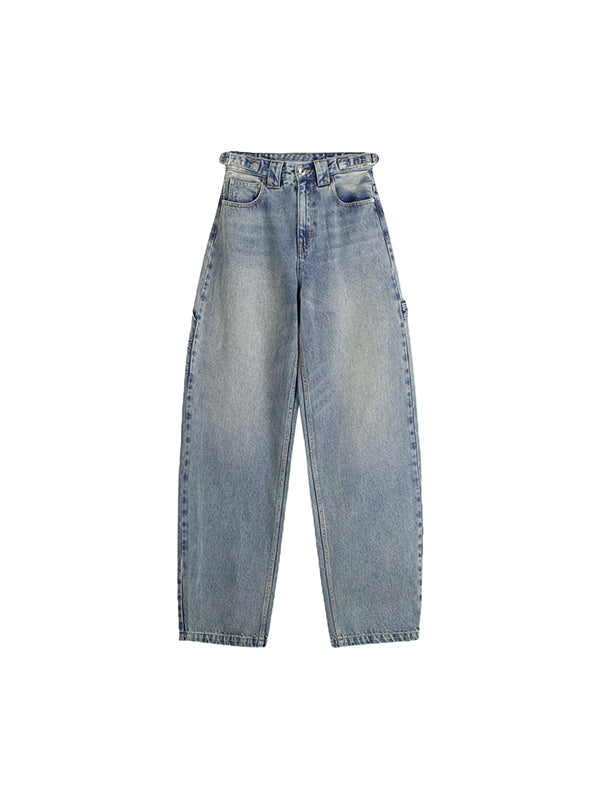 Heavy Duty Washed Loose Boyfriend Jeans