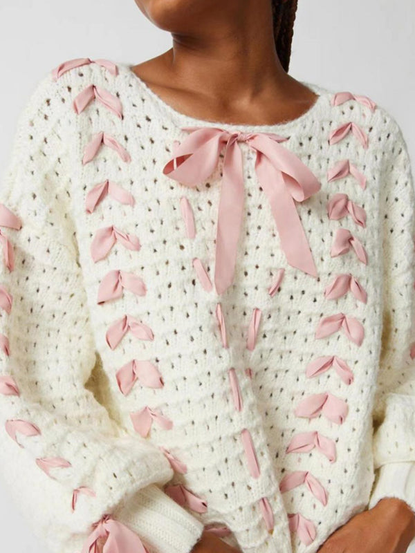 Bow Oversized Sweaters