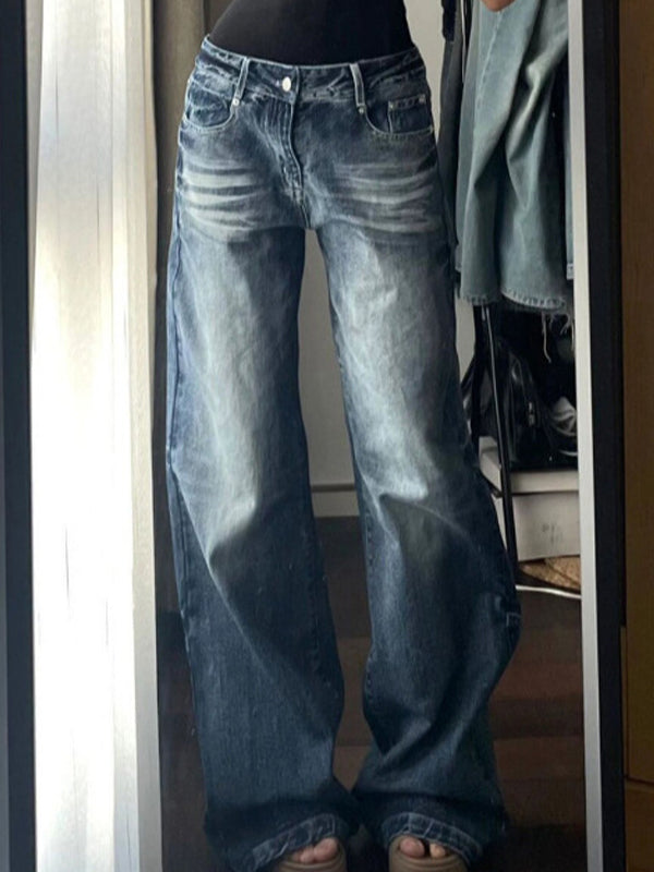 Retro Design Boyfriend Jeans