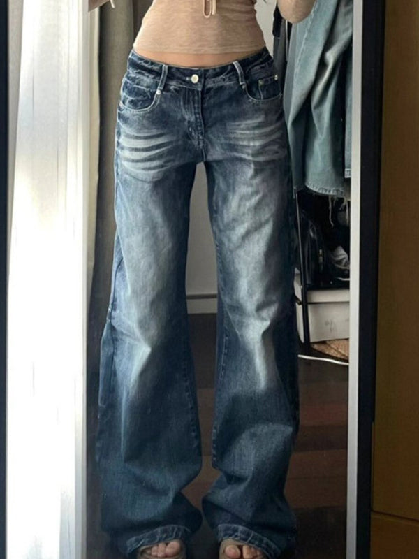 Retro Design Boyfriend Jeans