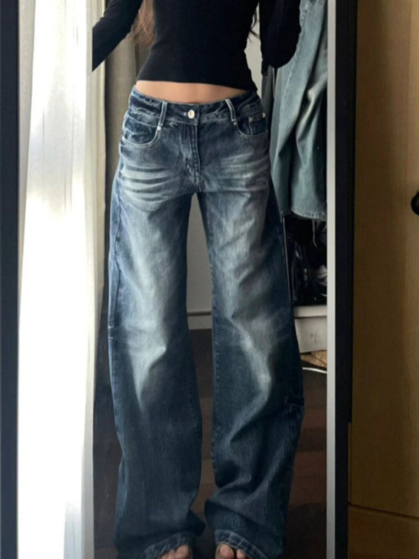 Retro Design Boyfriend Jeans