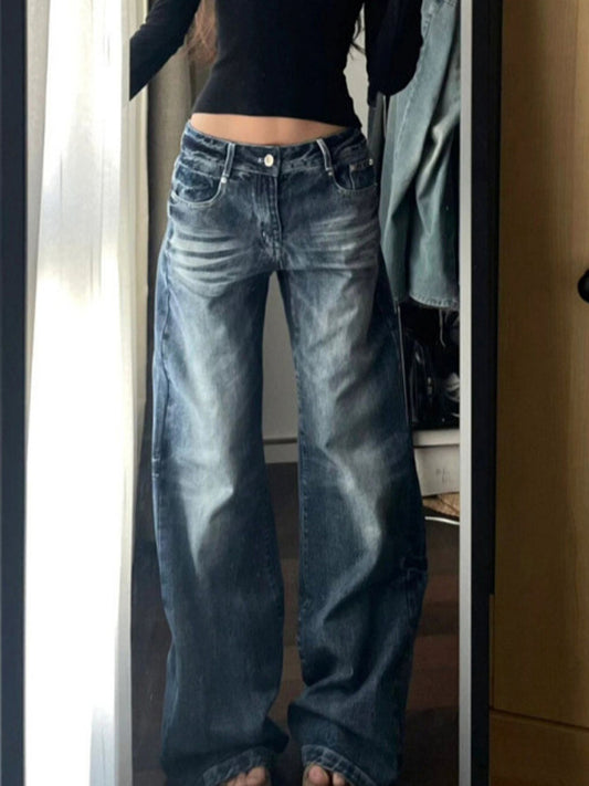 Retro Design Boyfriend Jeans