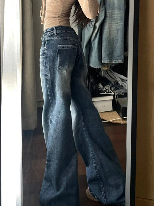 Retro Design Boyfriend Jeans