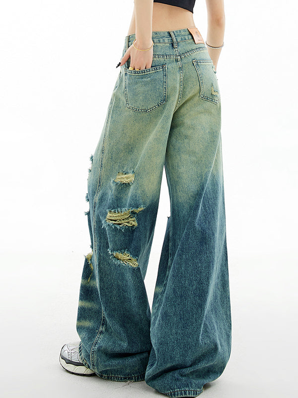 Vintage Ripped Jeans