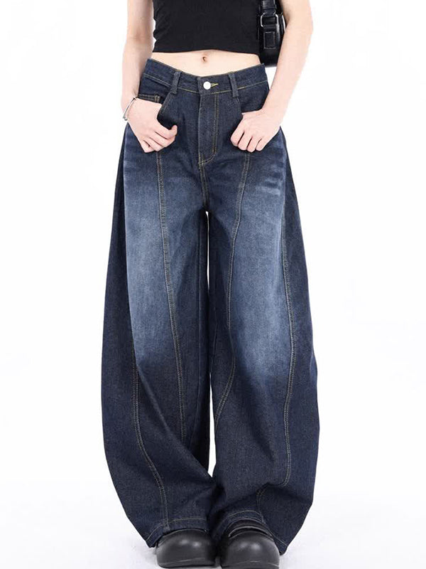 Curved Blade Profile Boyfriend Jeans