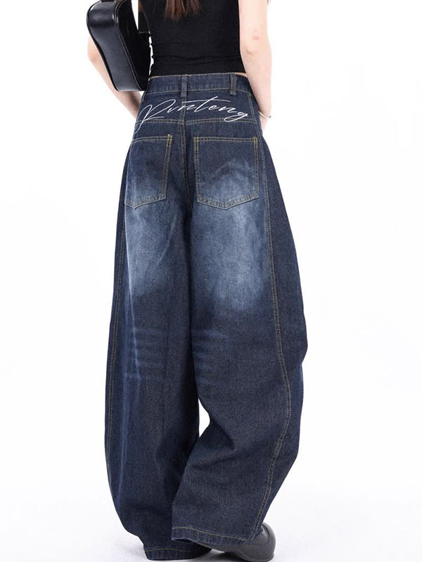 Curved Blade Profile Boyfriend Jeans
