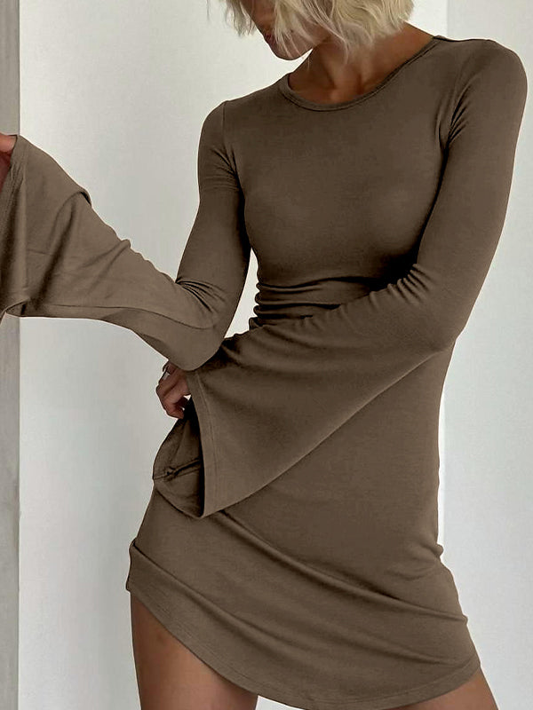 Elegant Slim Fit Super Soft Close To The Body Mini Dresses