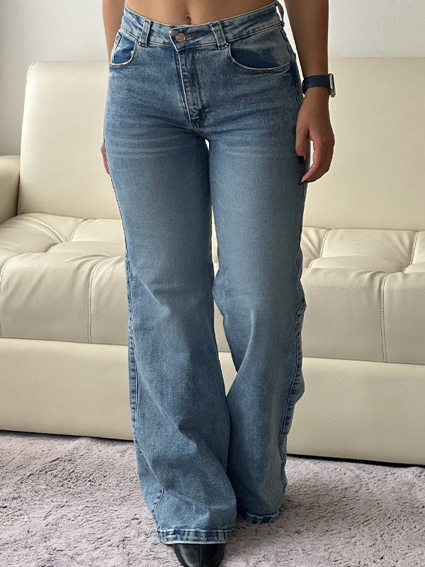Vintage Slim Fit Flare Jeans