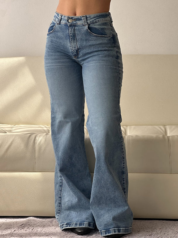 Vintage Slim Fit Flare Jeans