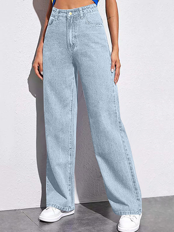 Slim Straight Versatile Boyfriend Jeans