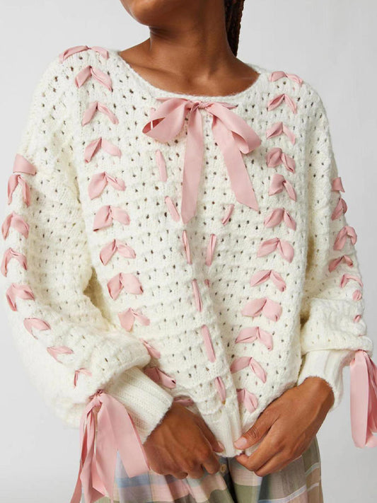 Bow Oversized Sweaters